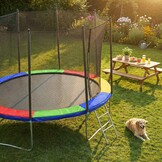Trampoline Rand 366 cm regenboog kleuren