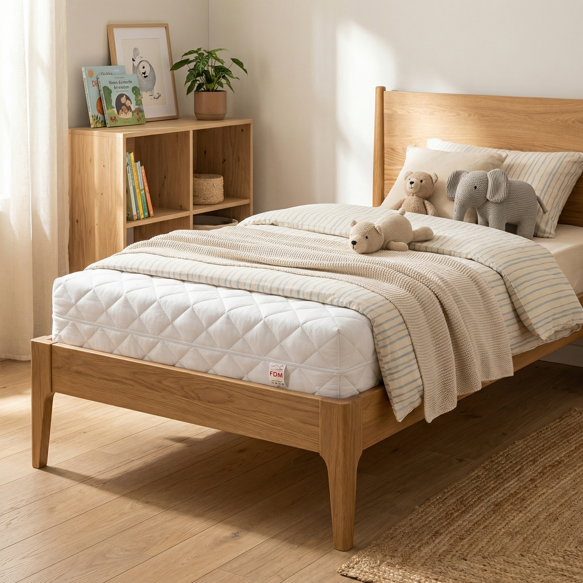 Kinder matras schuim matras 80x140cm met kokoslaag