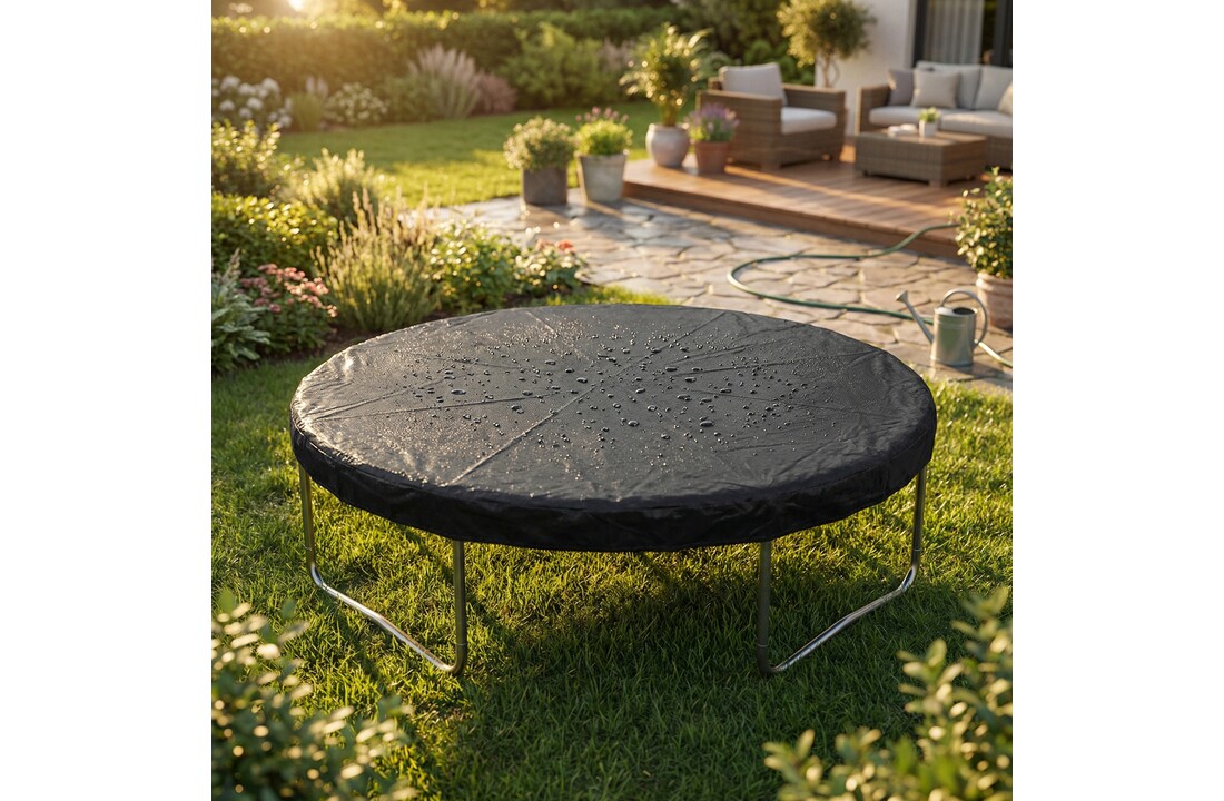 Afdekhoes trampoline - regenhoes - zwart - Ø 305 cm