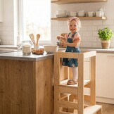 Leertoren - Keukenhulp - 90x39x52 cm - kindertrapje