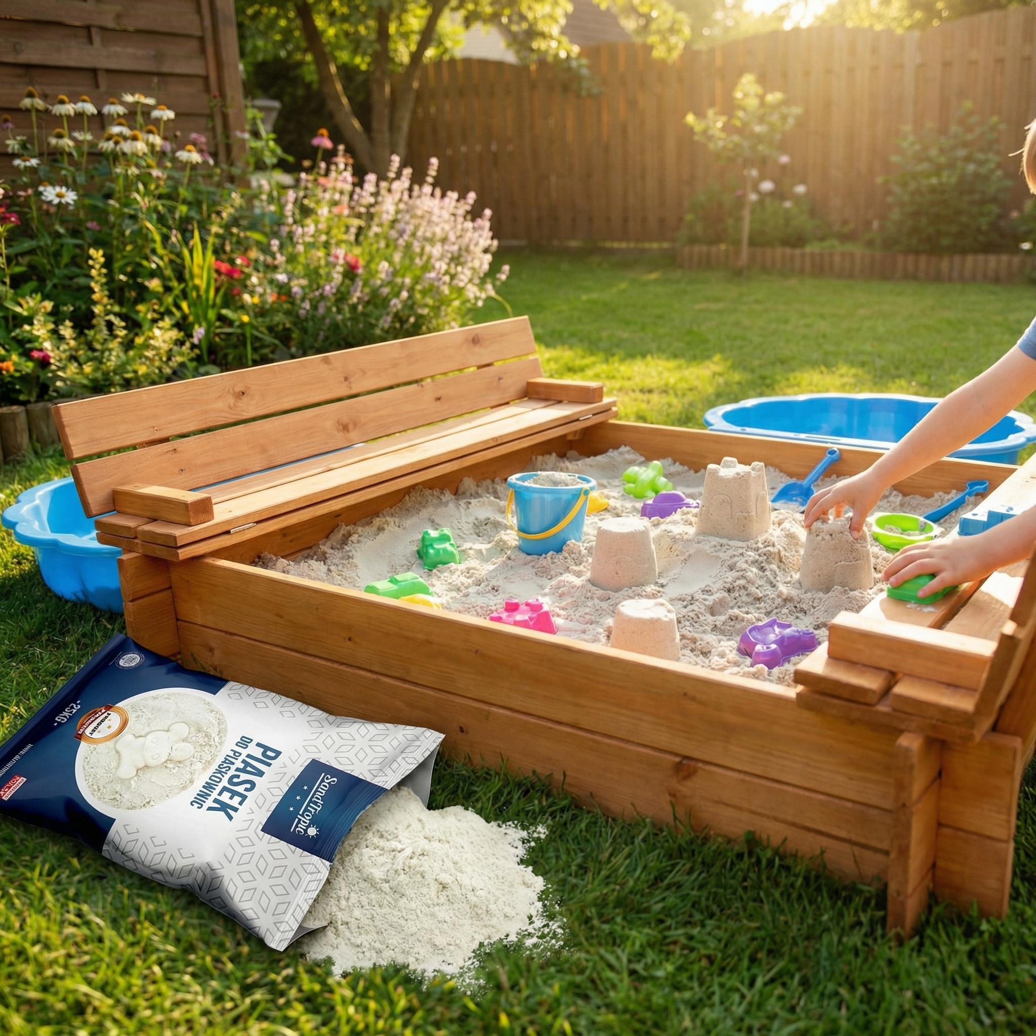 Speelzand - zandbakzand - 25 kg - wit