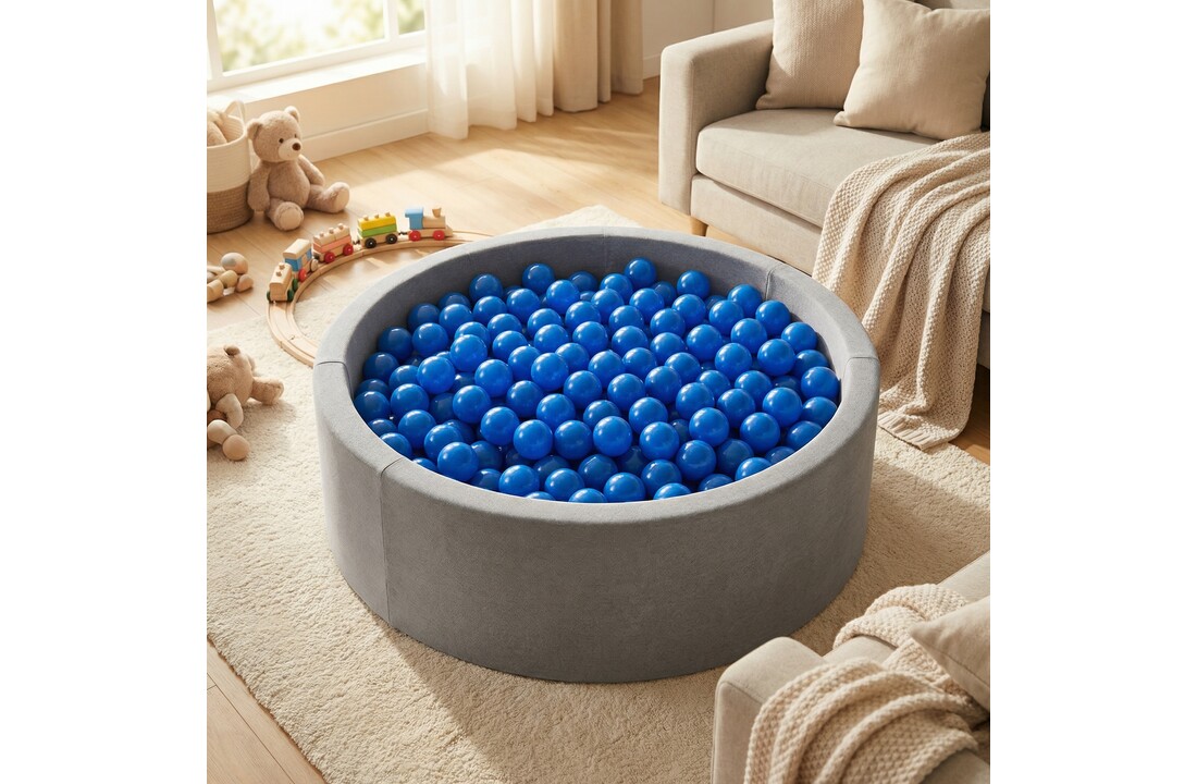 Ballenbak ballen blauw (70mm) 500 stuks