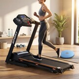 Loopband voor thuis - opvouwbaar & hellinghoek - hardloopband - incl twister