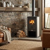 Houtkachel - staal - vrijstaand - 10KW