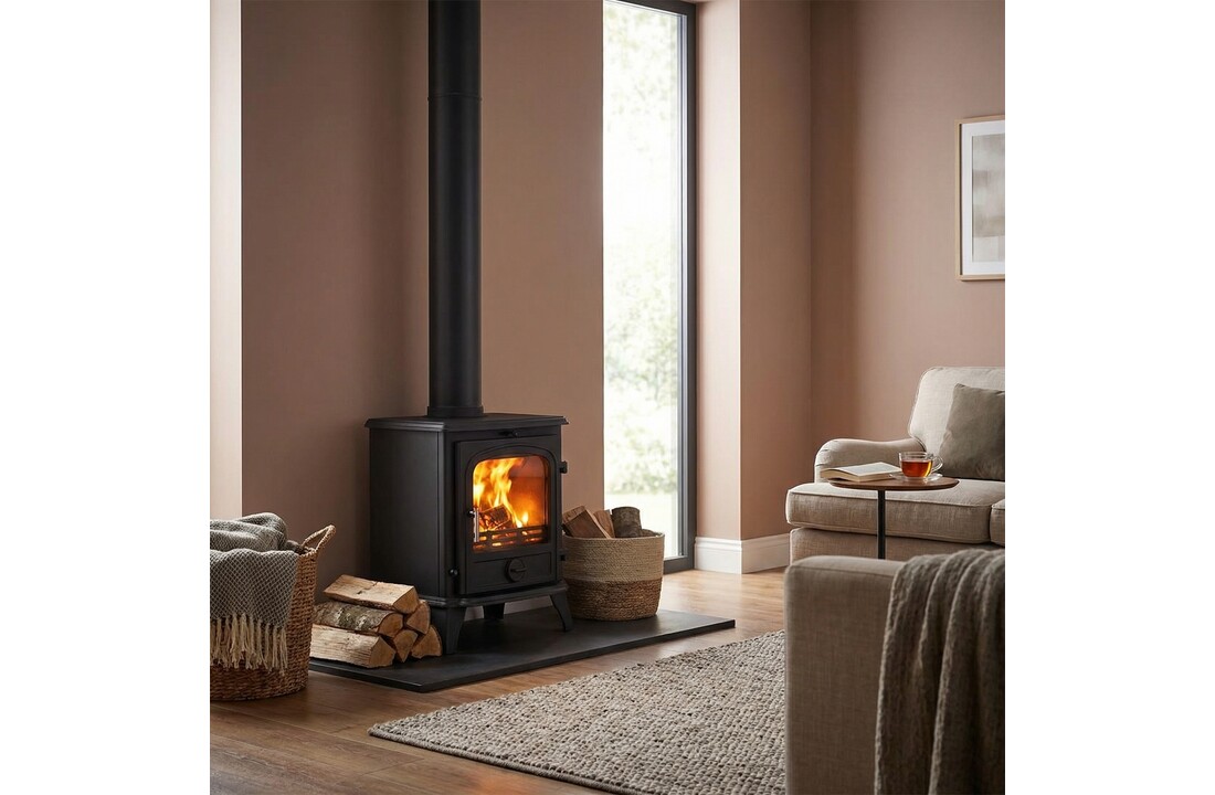 Kachelpijp - rookkanaal - 2mm staal - Ø 120 mm - 100 cm - zwart