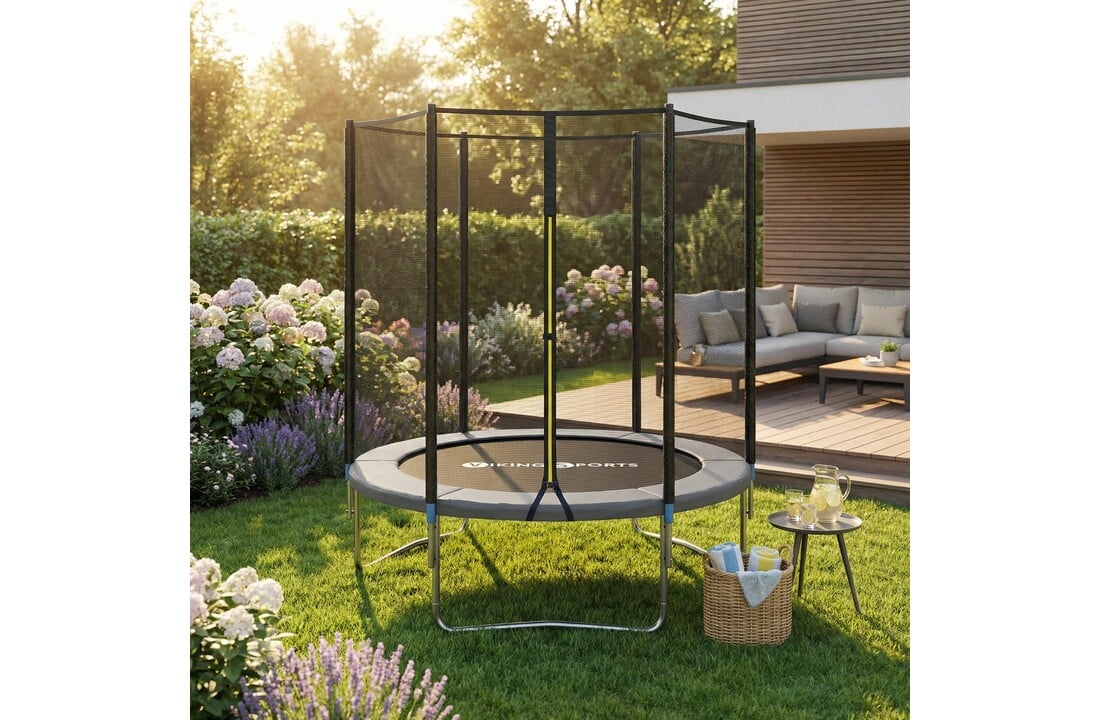 Trampoline - 183 cm - met veiligheidsnet - zwart