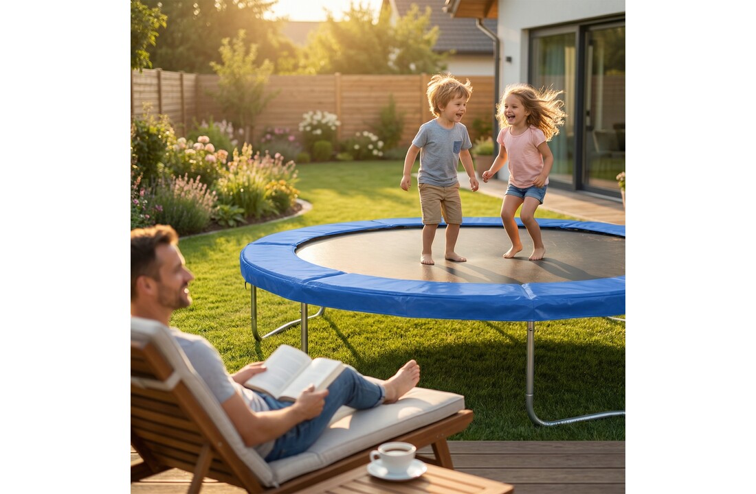 Trampoline randafdekking - blauw - 252 cm