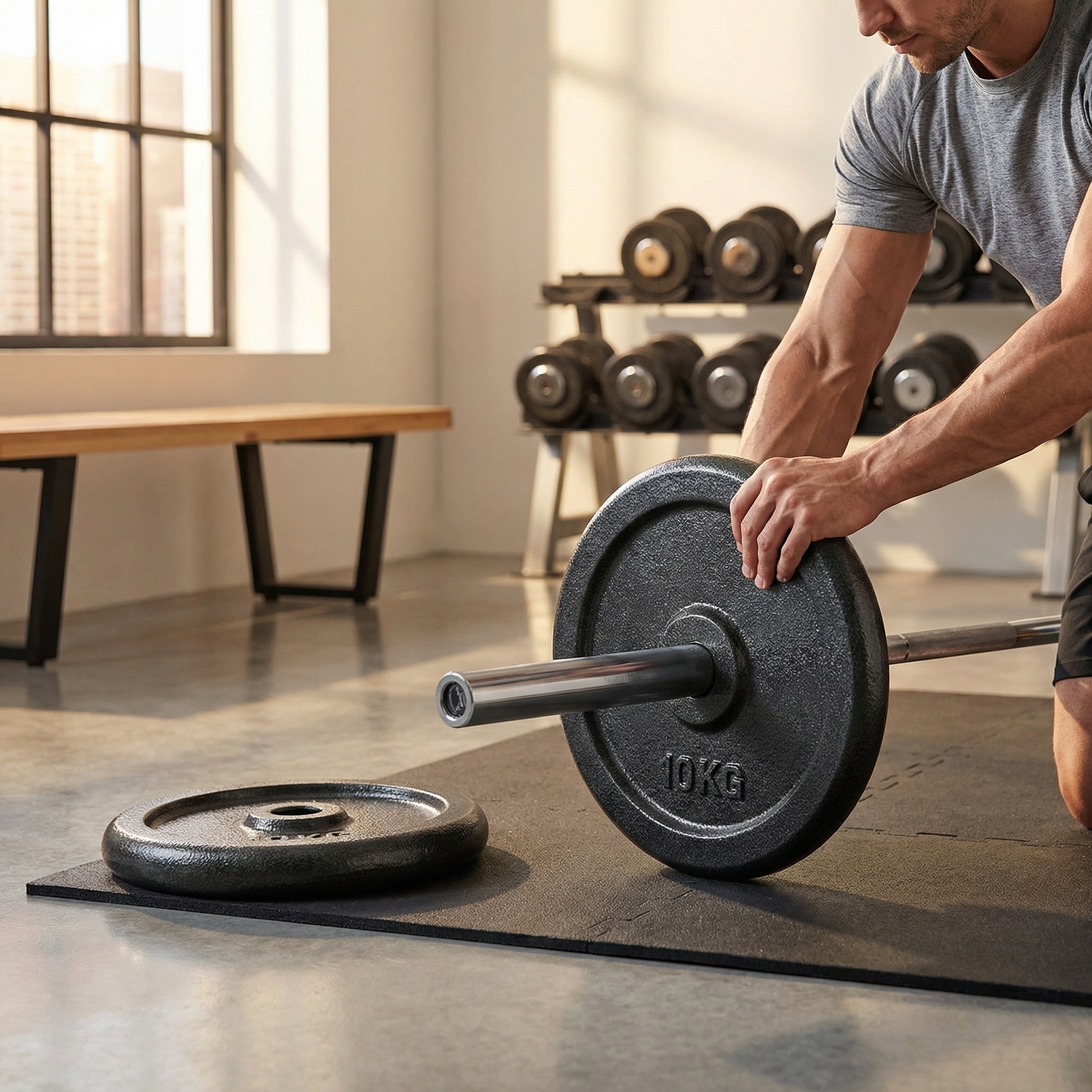 Halterschijven set gietijzer 20 kg - 2x 10 kg - 26 mm