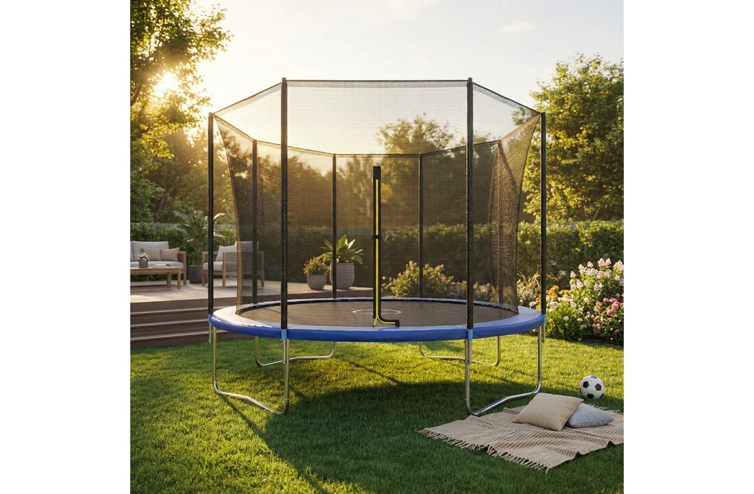Trampoline net 244 cm buitenzijde - geschikt voor 6 palen