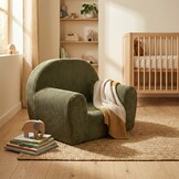 Kinderfauteuil - LINCOL - 60x40x45 cm - corduroy - olijfgroen
