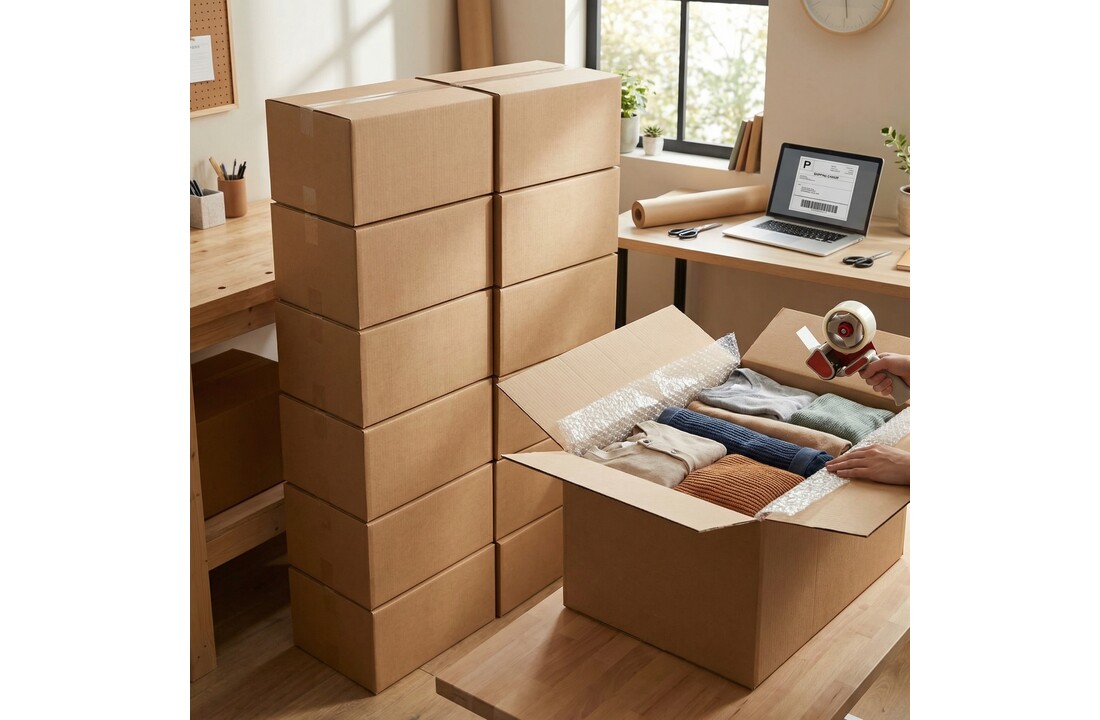 Verzenddozen - kartonnen dozen - 60x40x40cm - 3 laags 10 stuks