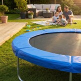Trampoline rand - 244 cm diameter - blauw