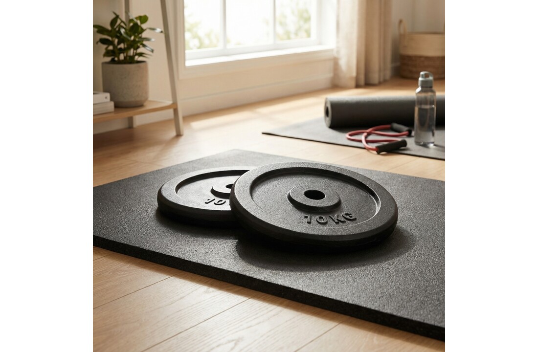 Halterschijf gewichten set GIETIJZER 20 kg - 26 mm diameter - 2x 10 kg