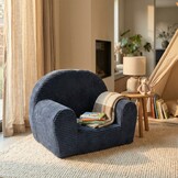 Kinderfauteuil - LINCOL - 60x40x45 cm - corduroy - blauw