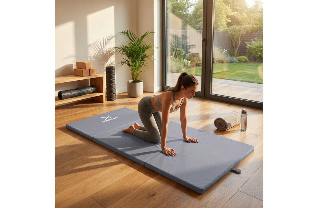 Fitness matras opvouwbaar 120x200x5 waterdicht