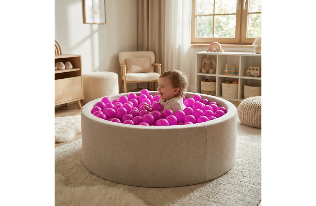 Ballenbak ballen roze (70mm) 1000 stuks