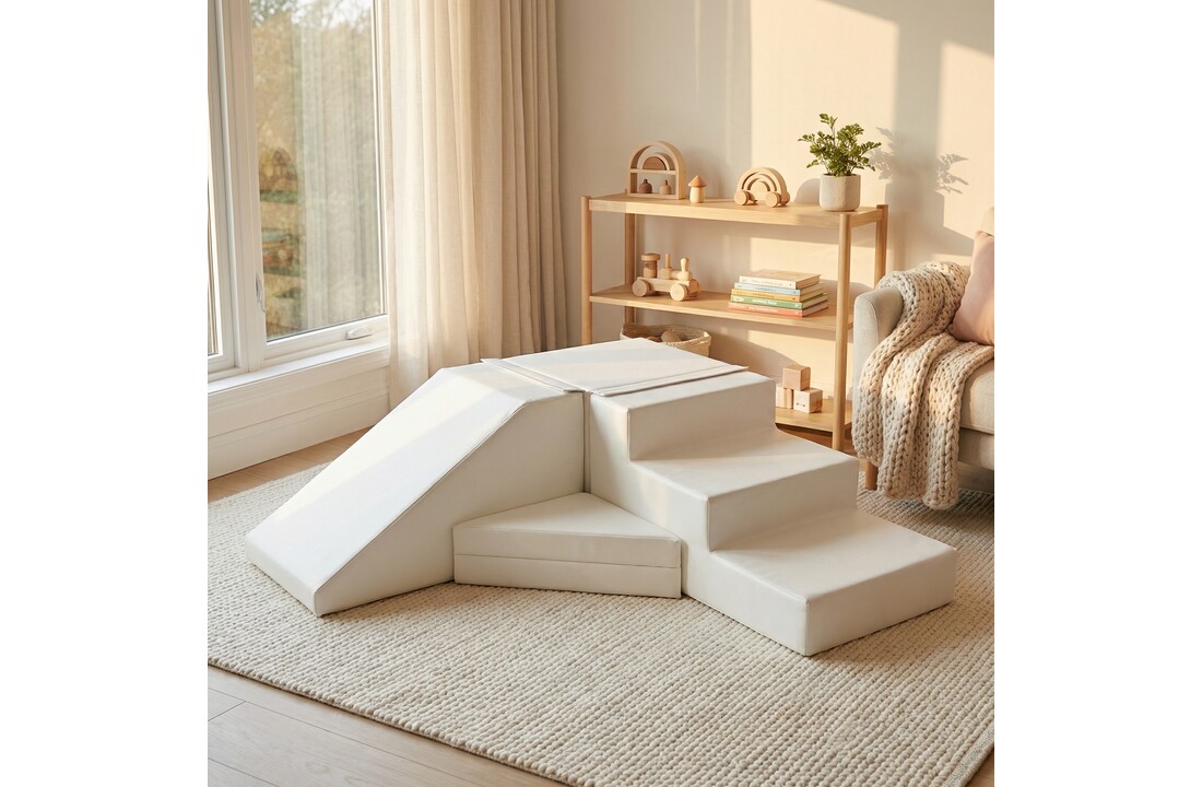 Schuimglijbaan - 40 cm hoog - wit