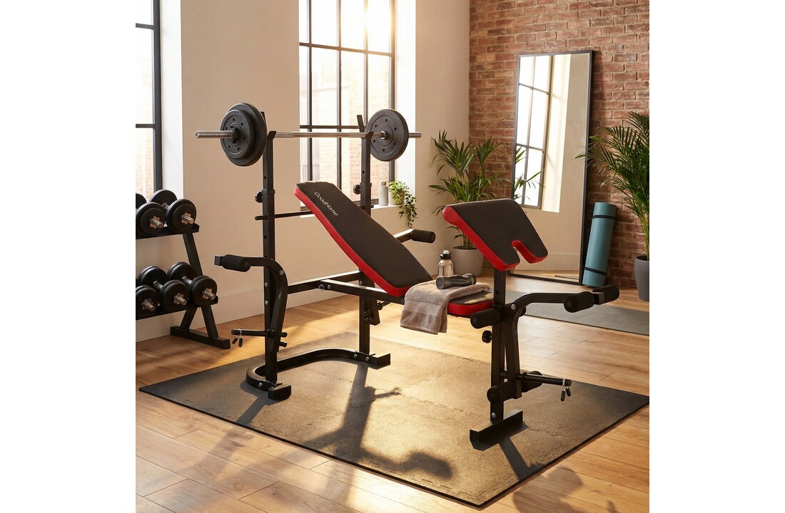 Sportbank voor halters - multifunctioneel - volledig instelbaar