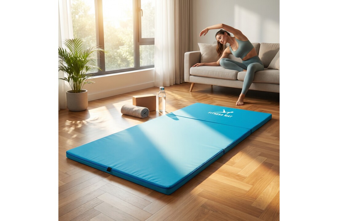 Fitness matras opvouwbaar 120x200x5 waterdicht