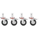 Zwenkwiel - Steigerwiel - met rem - Ø26 mm - voor Warschau