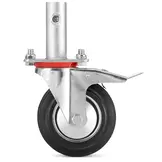 Zwenkwiel - Steigerwiel - met rem - Ø26 mm - voor Warschau