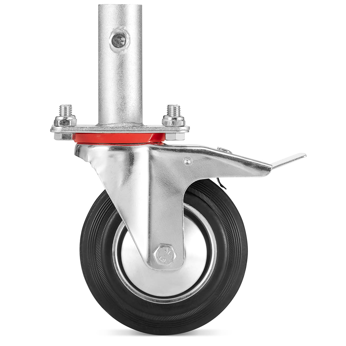 Zwenkwiel - Steigerwiel - met rem - Ø26 mm - voor Warschau