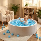Ballenbak ballen baby blauw (70mm) 1000 stuks