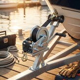 Professionele handlier zilver met singelband 1360 kg 8 meter