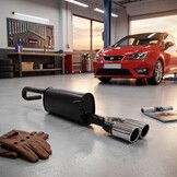 Sportuitlaat Seat Ibiza 6J / 6P - SPORT - sporteinddemper