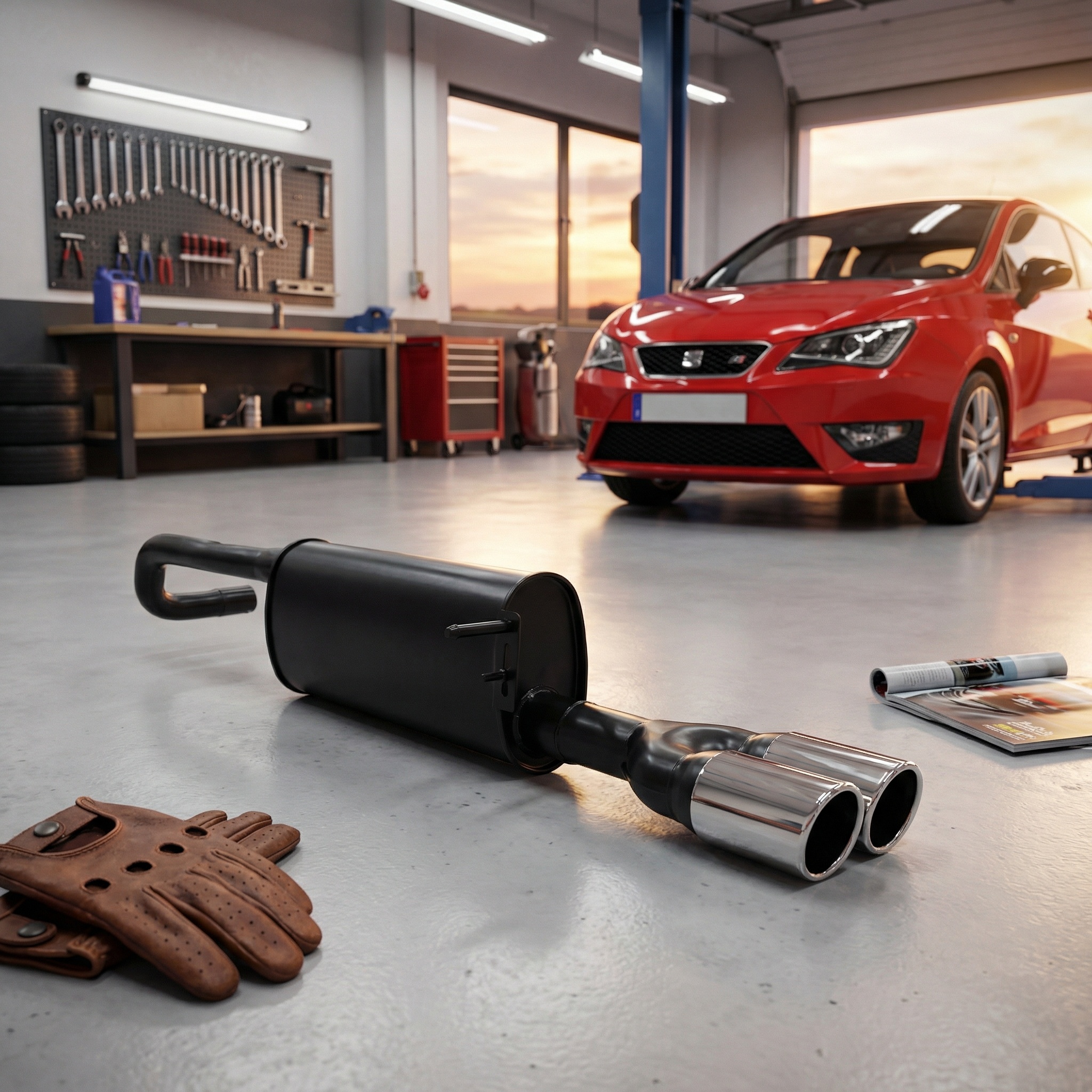 Sportuitlaat Seat Ibiza 6J / 6P - SPORT - sporteinddemper