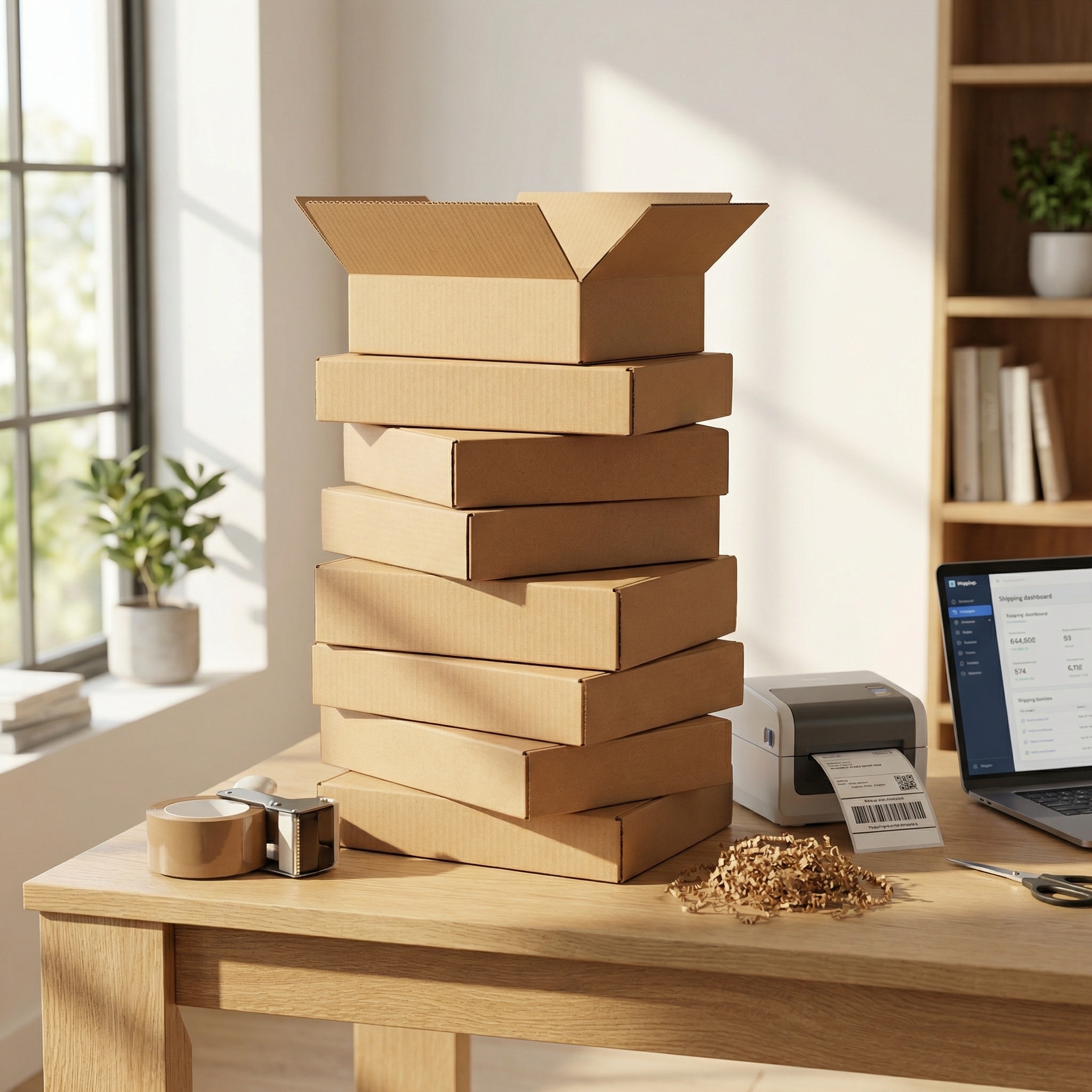 Verzenddozen - kartonnen dozen - 60x40x20cm - 3 laags 10 stuks