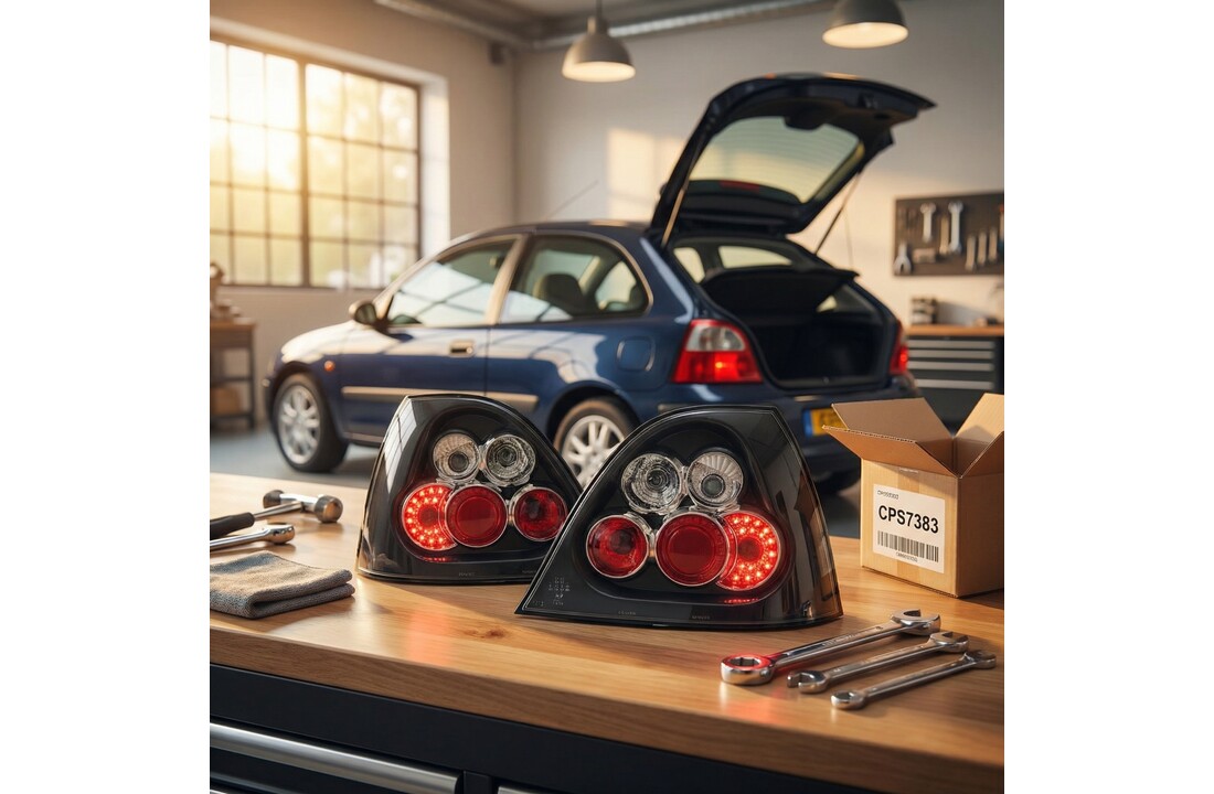 Achterlichten ROVER 200/25 11 95-05 ZWART