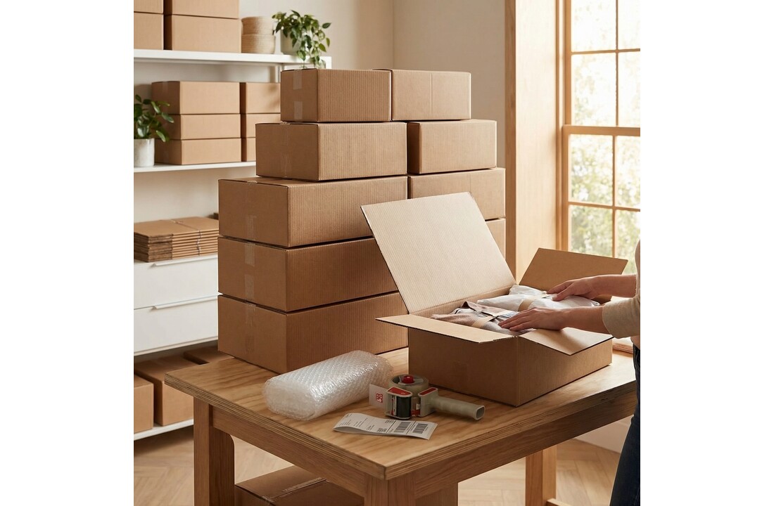 Verzenddozen - kartonnen dozen - 60x40x20cm - 5 laags 10 stuks