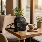 Rugzak - kleine - ecologisch leer - 18x15x7cm