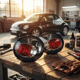Achterlichten geschikt voor VW New Beetle 10-98-05-05 zwart
