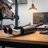 Uitlaat - Sport einddemper - Opel Corsa C