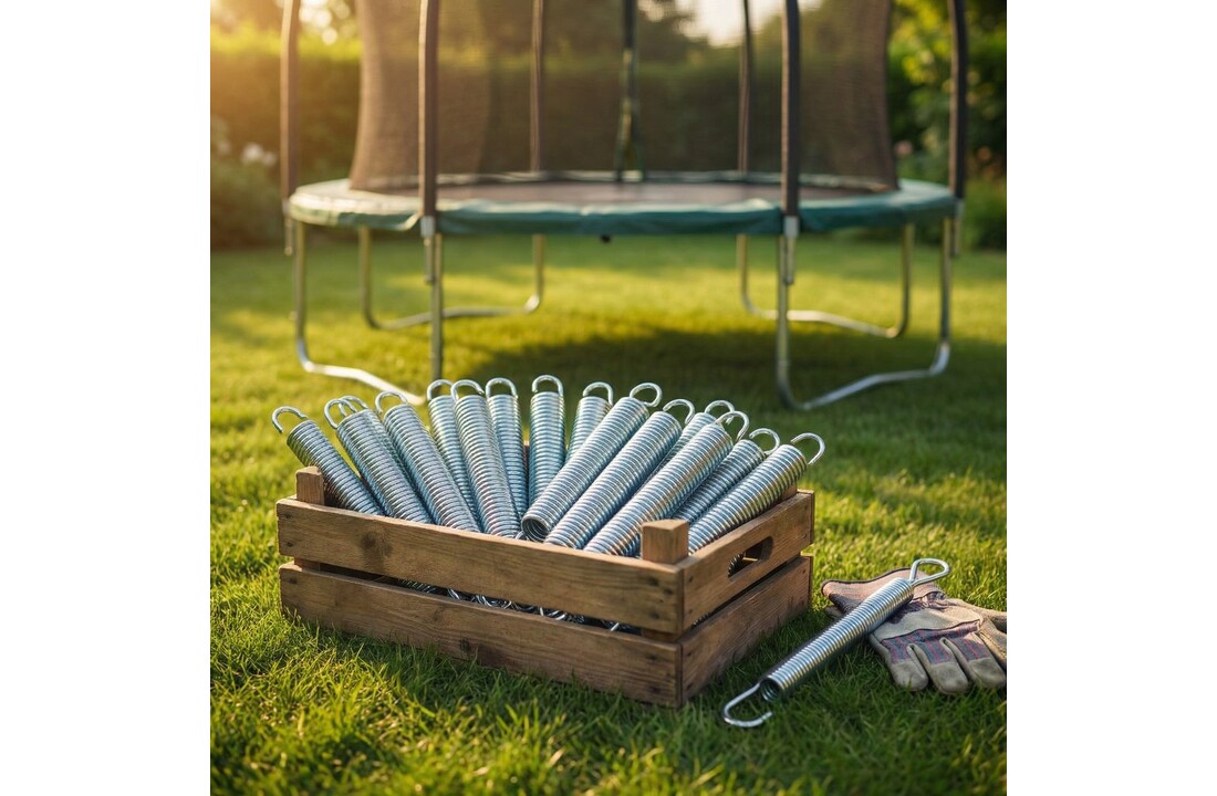 Trampoline veren set 64 stuks - 13,7 cm lang