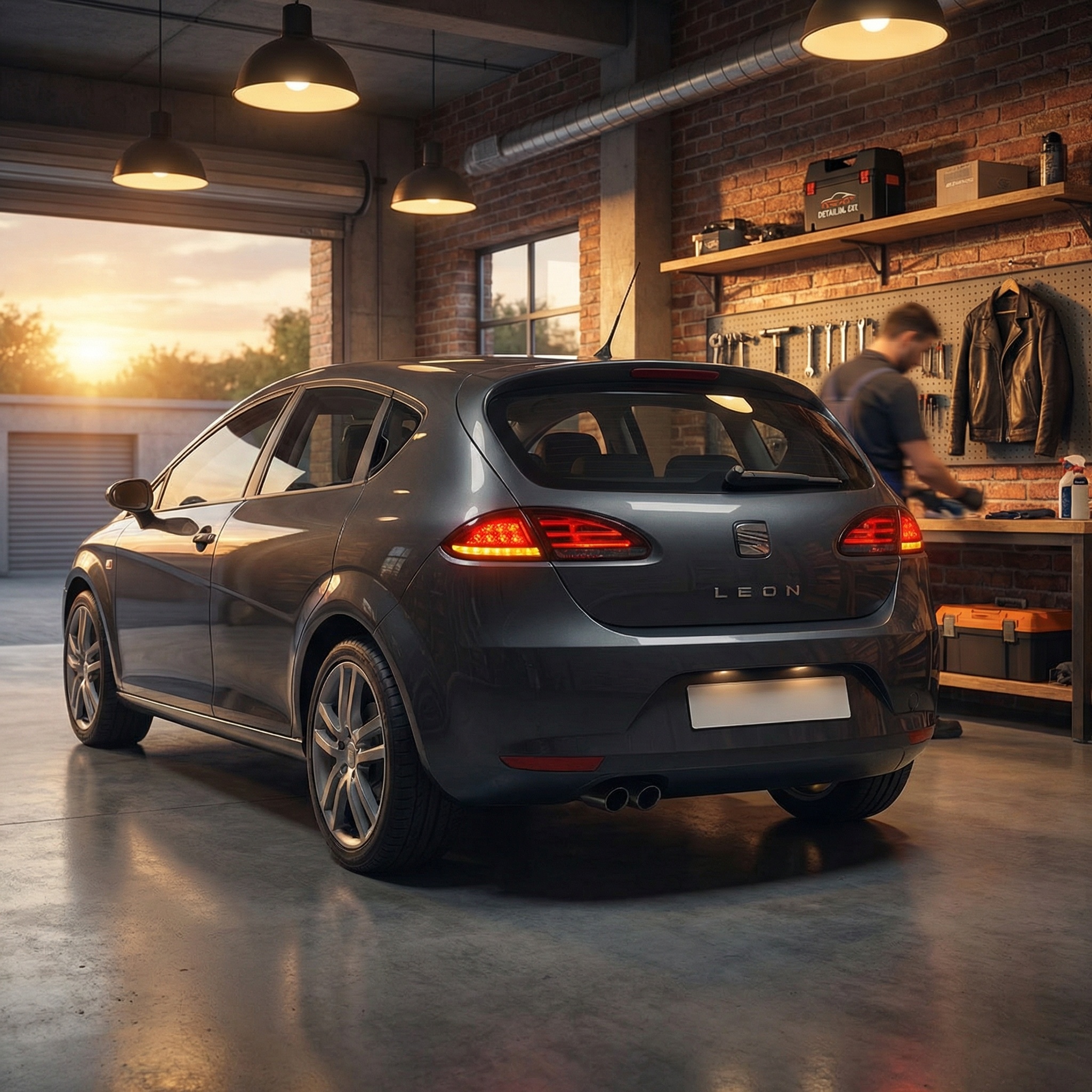 Achterlichten geschikt voor Seat Leon 06 05-09 rood smoke LED