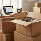 Verzenddozen - kartonnen dozen - 60x40x40cm - 5 laags 10 stuks