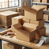 Verzenddozen - kartonnen dozen - 60x40x40cm - 3 laags 50 stuks