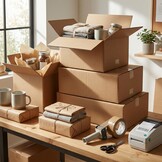 Verzenddozen - kartonnen dozen - 60x40x30cm - 5 laags 10 stuks