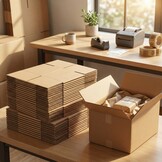 Verzenddozen - kartonnen dozen - 60x40x30cm - 3 laags 50 stuks