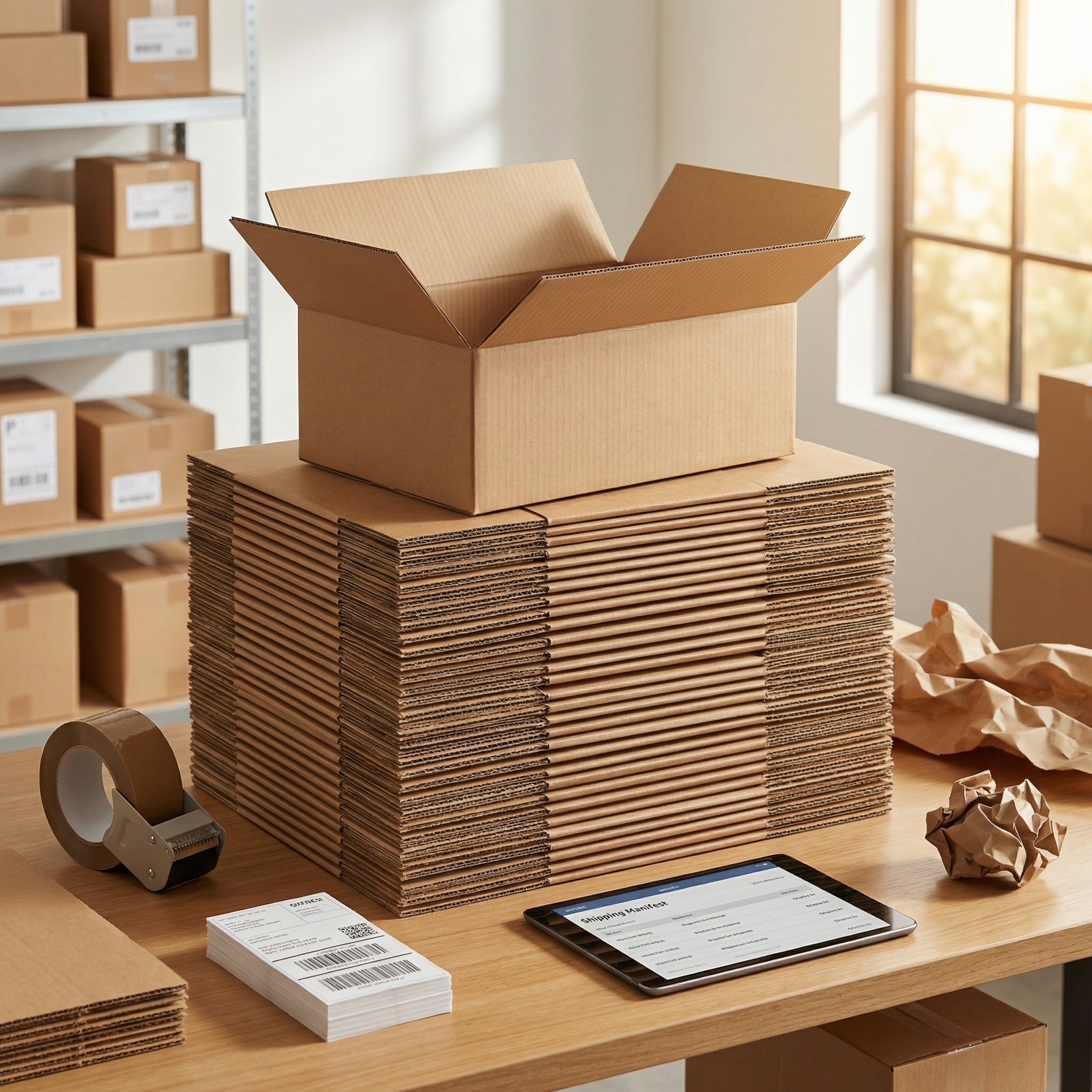 Verzenddozen - kartonnen dozen - 60x40x20cm - 3 laags 20 stuks