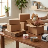 Verzenddozen - kartonnen dozen - 60x40x30cm - 3 laags 20 stuks