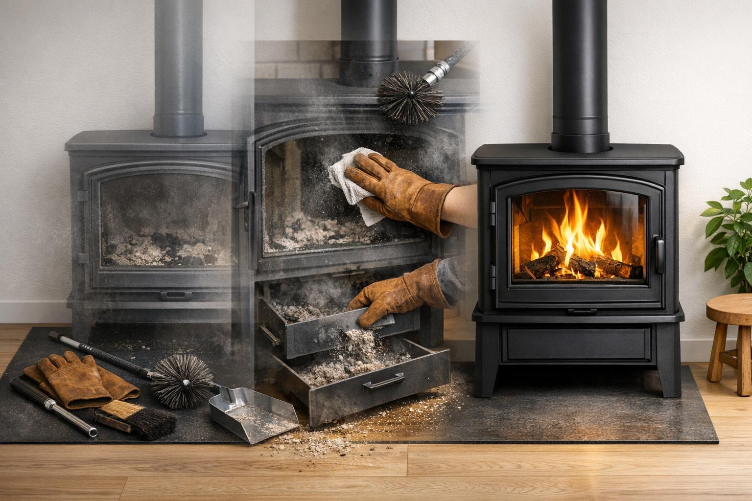 Houtkachel Onderhouden: Stap-voor-Stap Handleiding