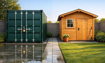 Container Opslag vs Tuinhuisje: Wat Past bij Jou?