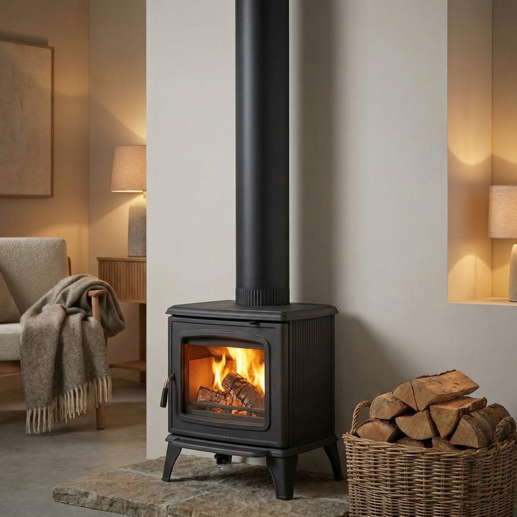 Kachelpijp - rookkanaal - 2mm staal - Ø 130 mm - 50 cm - zwart