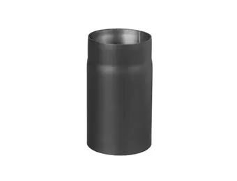 Kachelpijp - rookkanaal - 2mm staal - Ø 130 mm - 50 cm - zwart