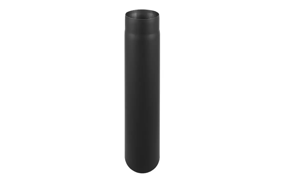 Kachelpijp - rookkanaal - 2mm staal - Ø 130 mm - 100 cm - zwart