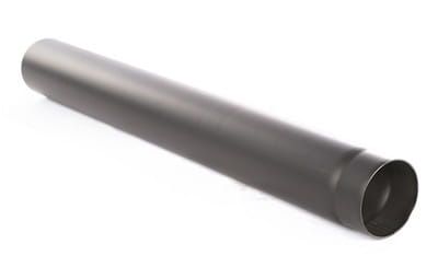 Kachelpijp - rookkanaal - 2mm staal - Ø 130 mm - 100 cm - zwart
